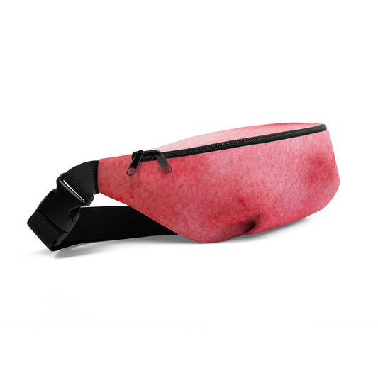 Humble Sportswear, all-over print belt bag in red for men & women