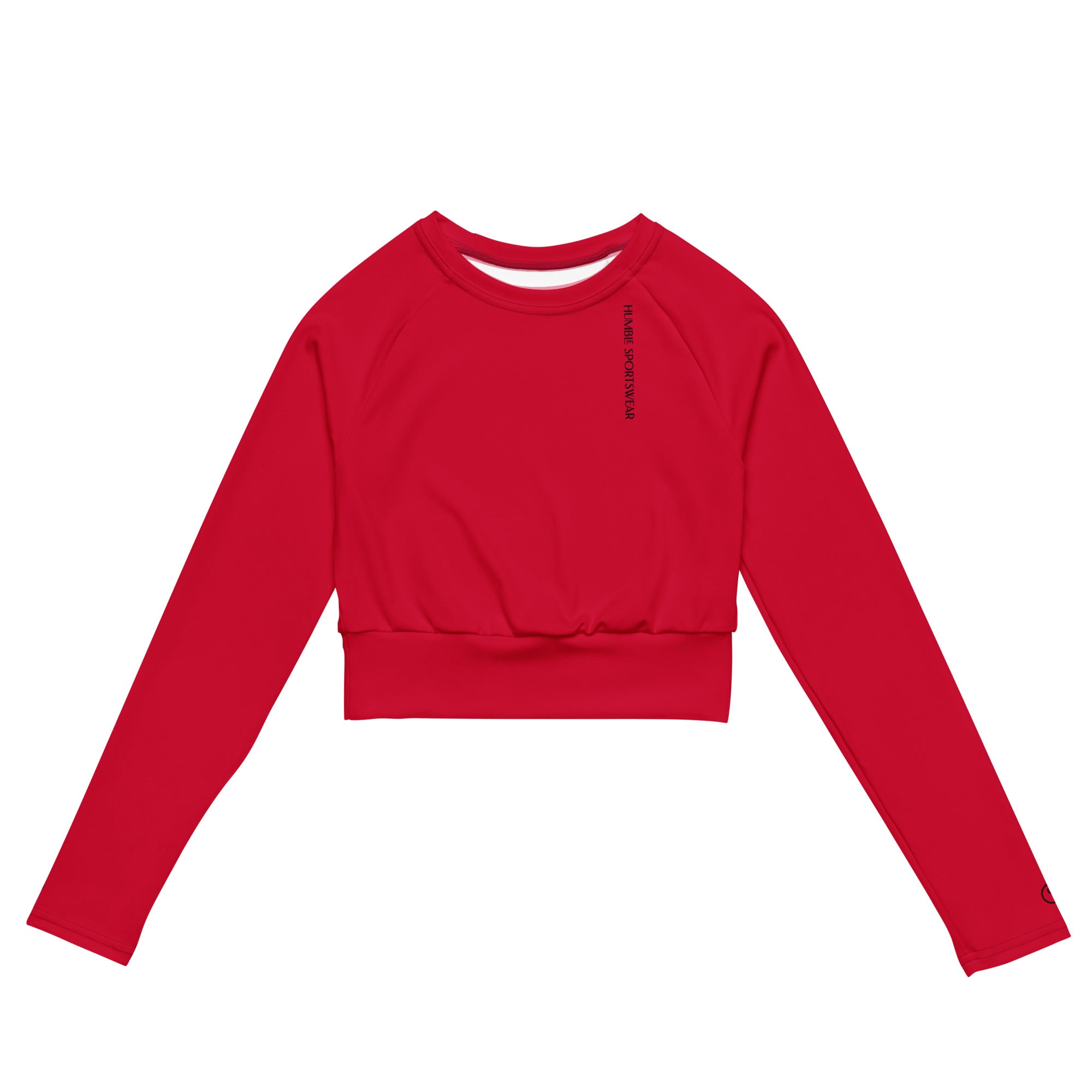 Humble Sportswear™  Women's Red Compression Crop Tops