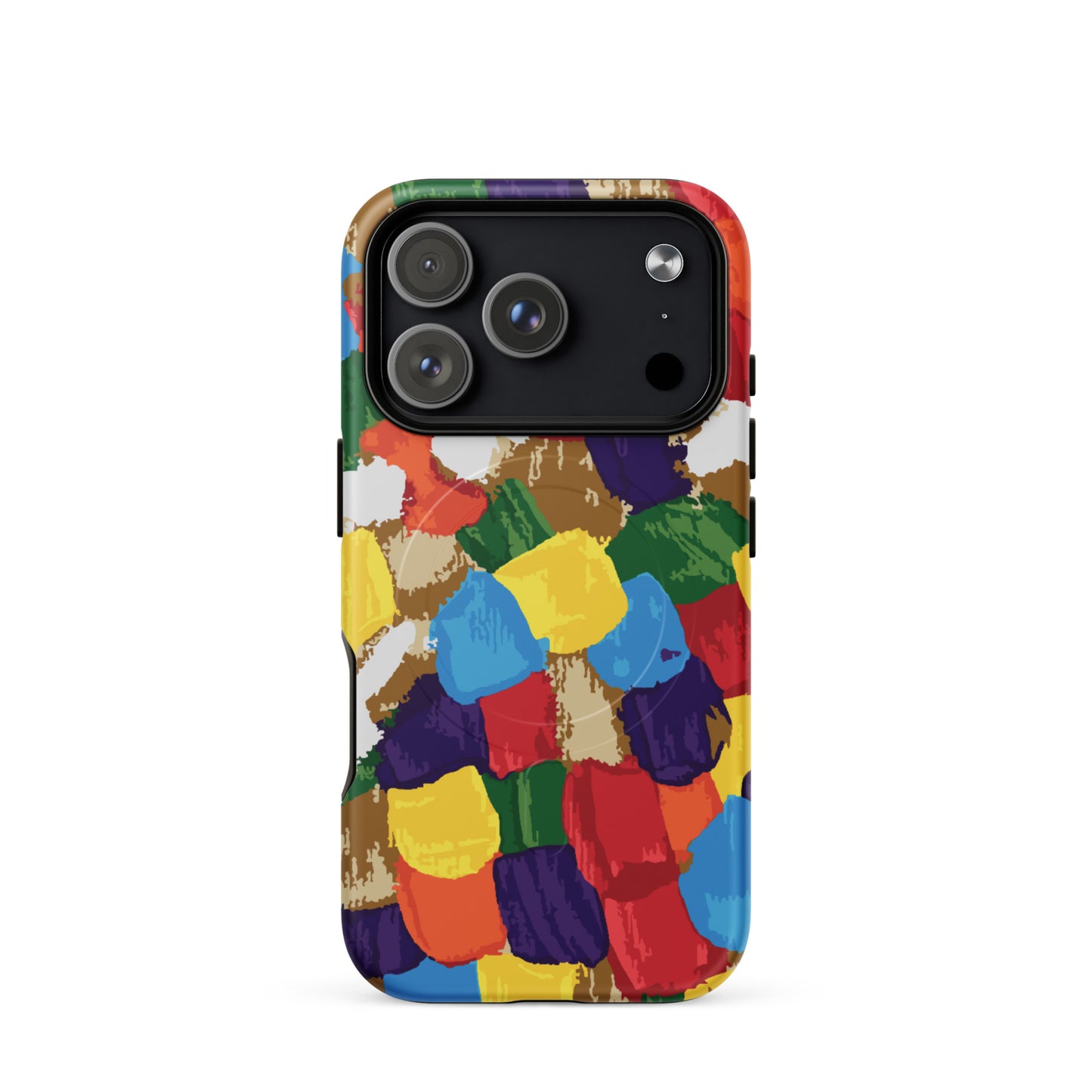 museum style abstract art phone case