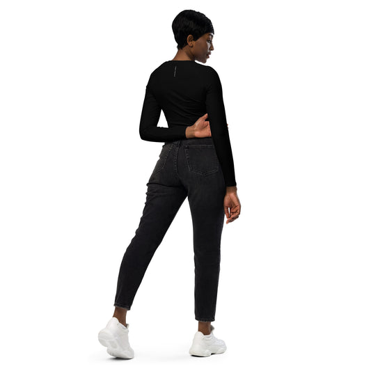 Humble Sportswear™ Black Compression Crop Top - Mirfia