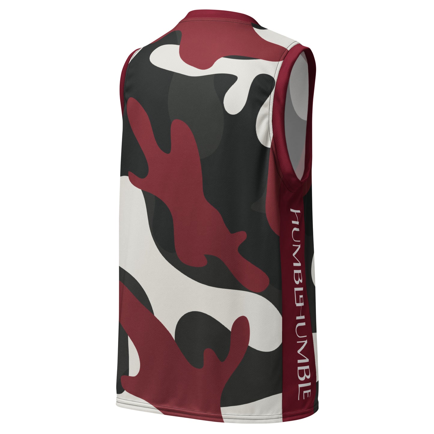 Humble Sportswear, men's camo mesh moisture wicking gym workout basketball jersey