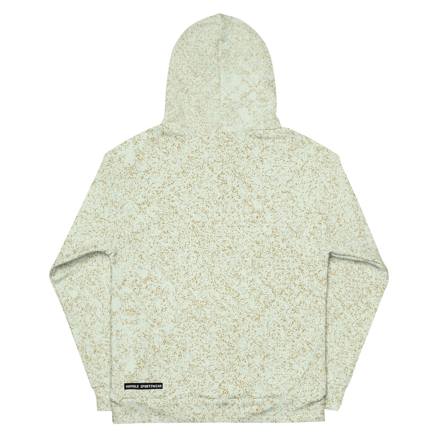 Humble Sportswear women’s relaxed fit hoodie motley green all over print