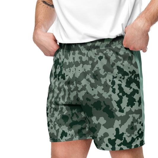 Humble Sportswear, men's fabien green camo mesh basketball shorts