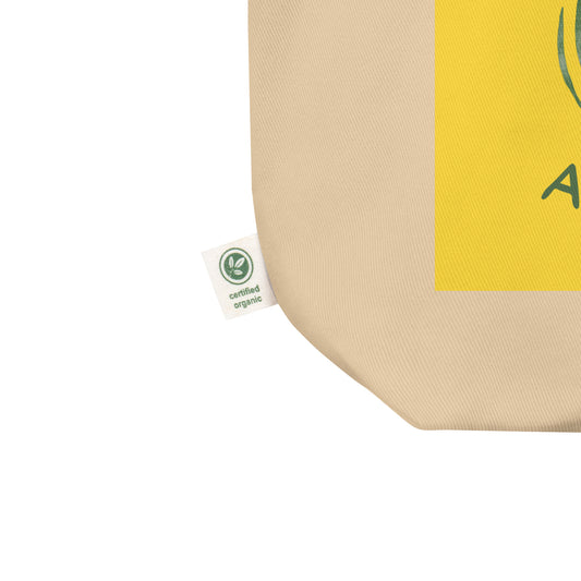 Organic Cotton Avocado Tote Bag - Mirfia
