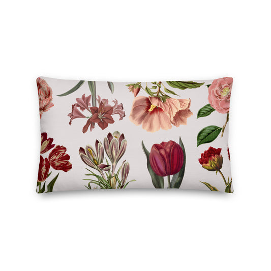Floral Premium Throw Pillow - Mirfia