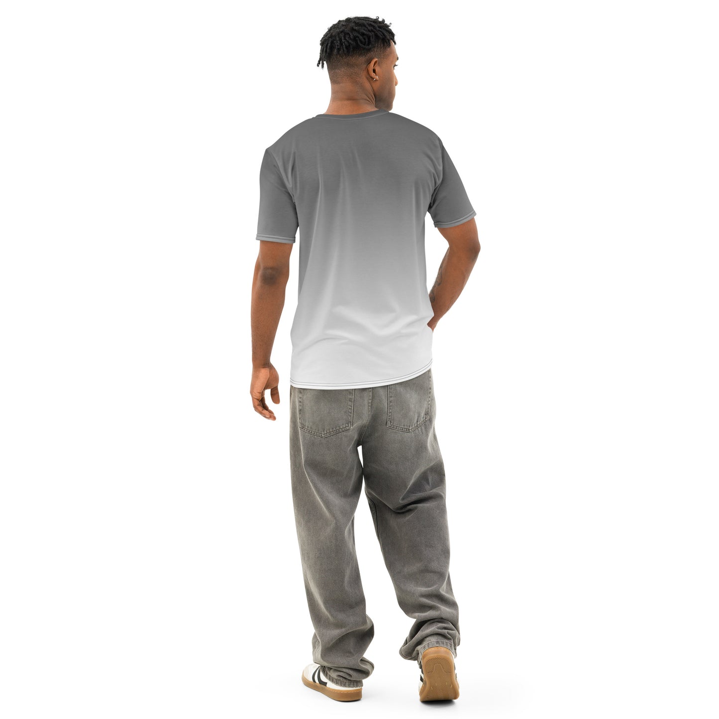 soft cotton black crew neck for casual wear