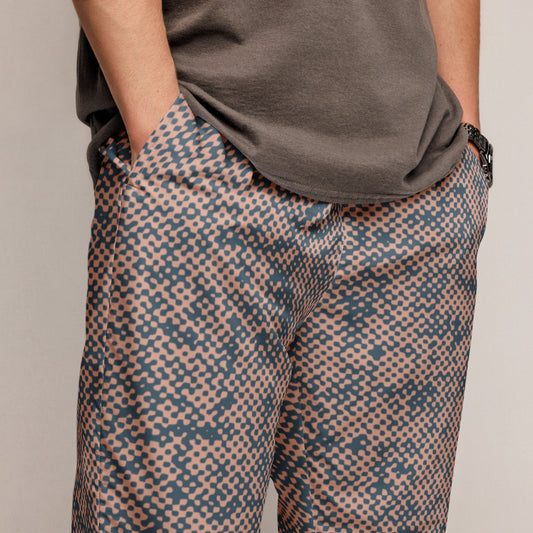 Men's Shell Pink Camo Track Pants - Mirfia