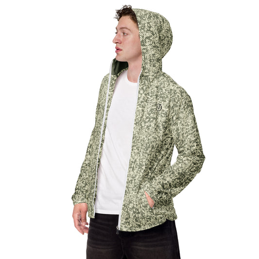 Men’s Camo Green Windbreaker - Mirfia