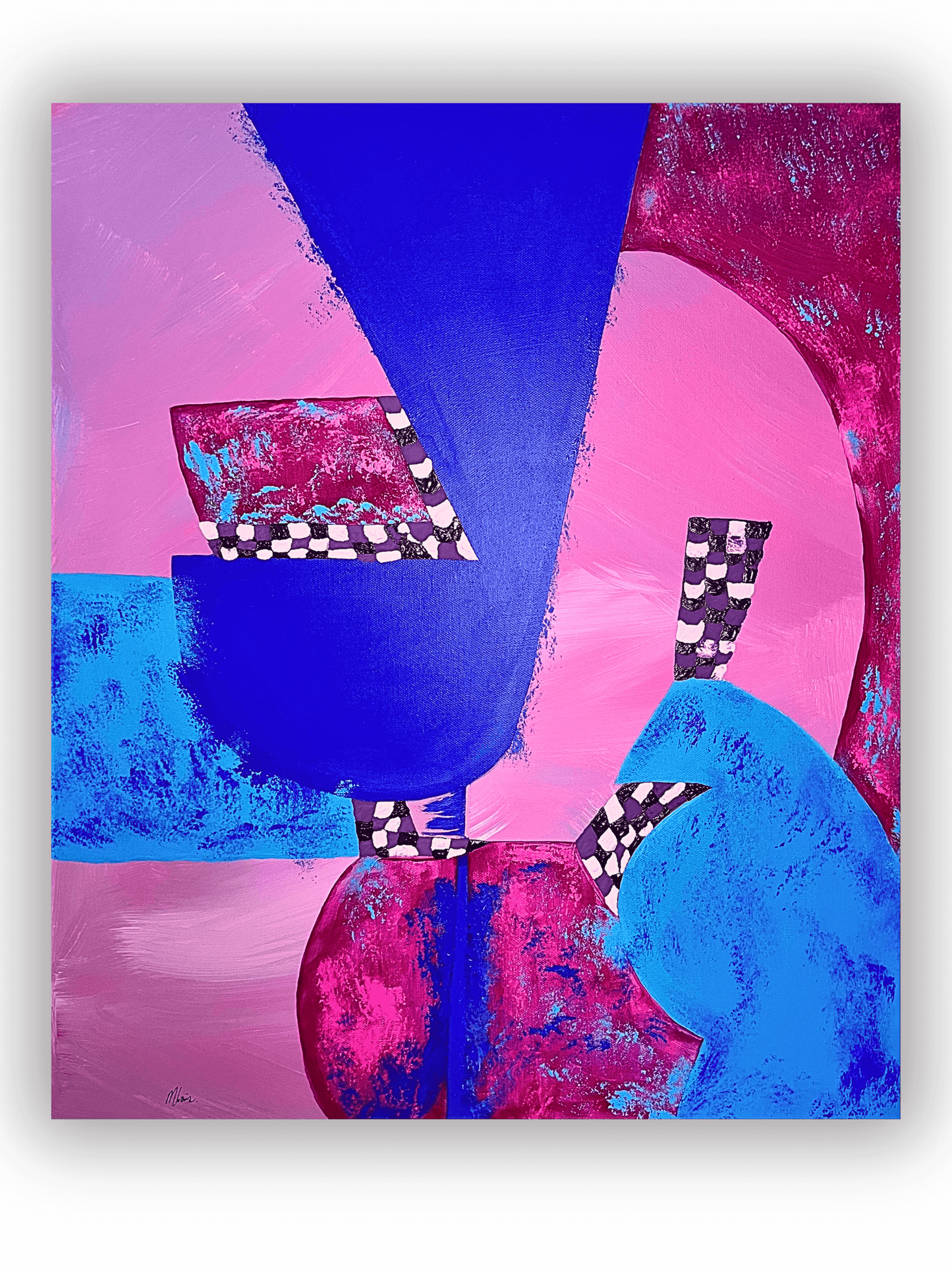 modern wall decor painting on canvas