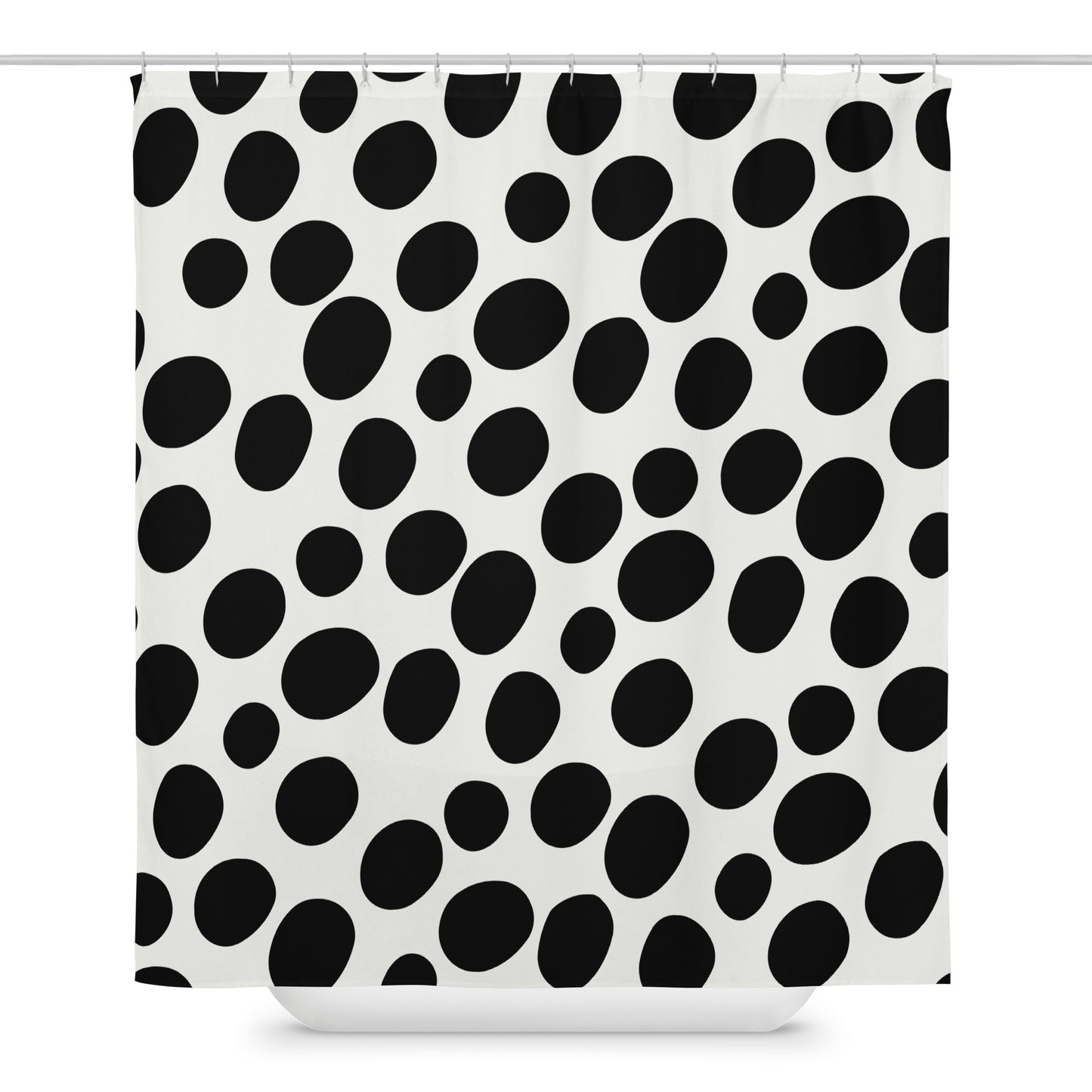 Polka Dotted Shower Curtain - Mirfia
