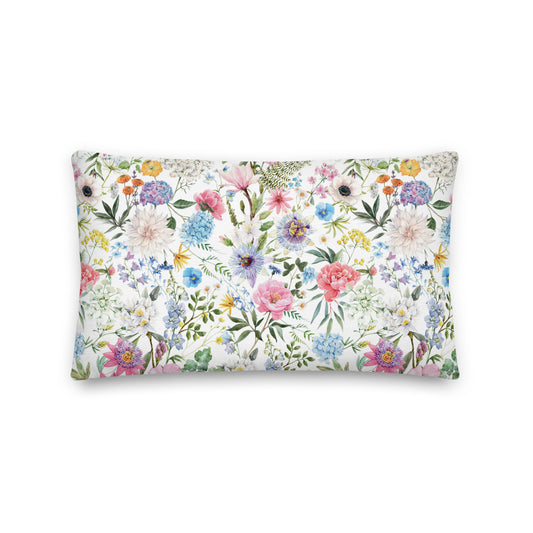 Floral Throw Pillow - Mirfia