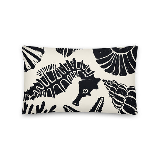 Seahorse Throw Pillow - Mirfia