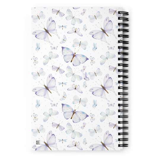 Spiral Butterfly Notebook - Mirfia