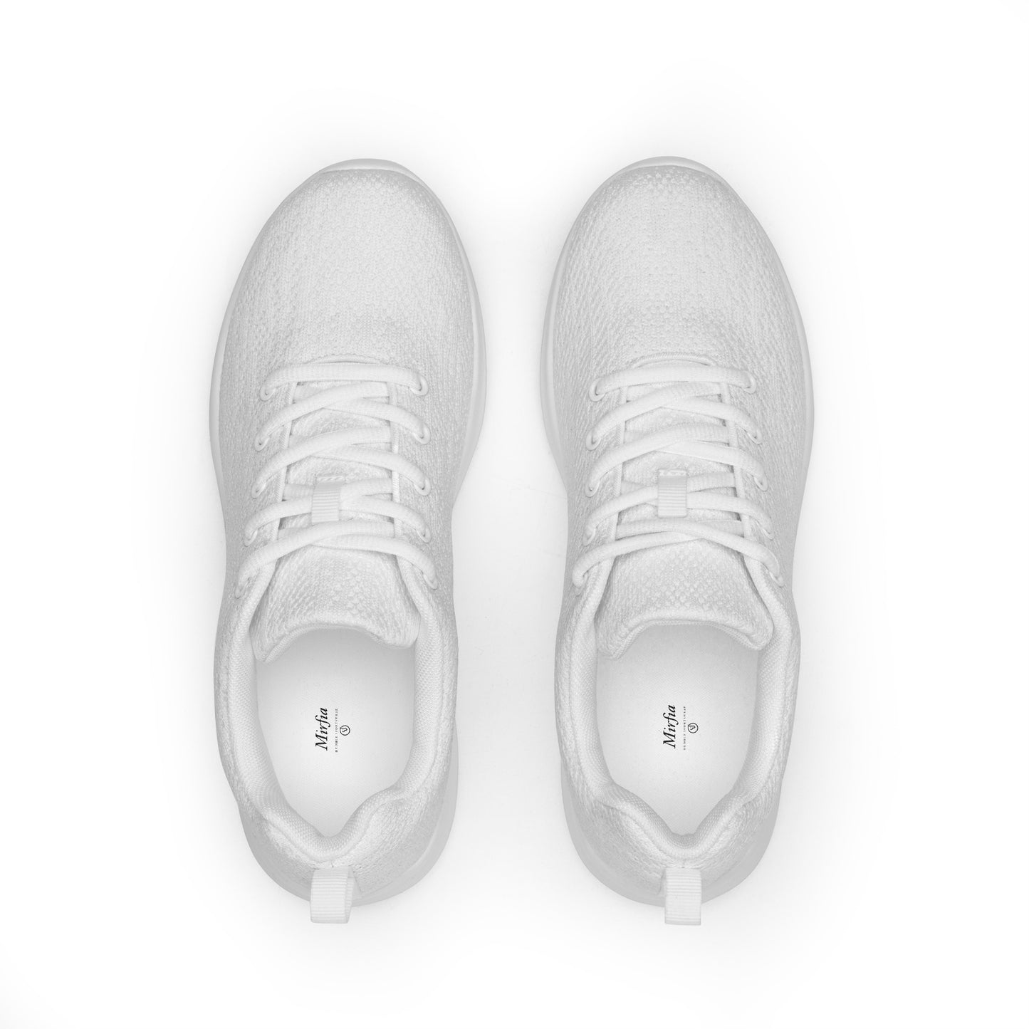 Women’s Pearl White Athletic Shoes - Mirfia