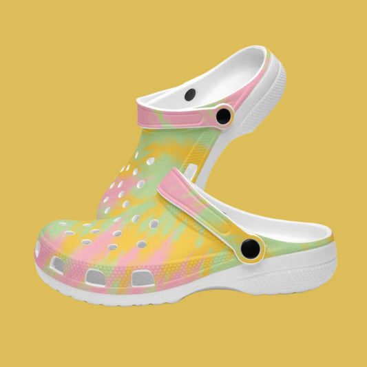 Women's Lightweight Clogs Tie Dye Pink - Mirfia