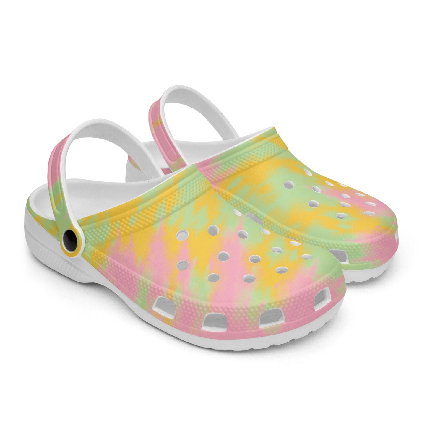Women's Lightweight Clogs Tie Dye Pink - Mirfia