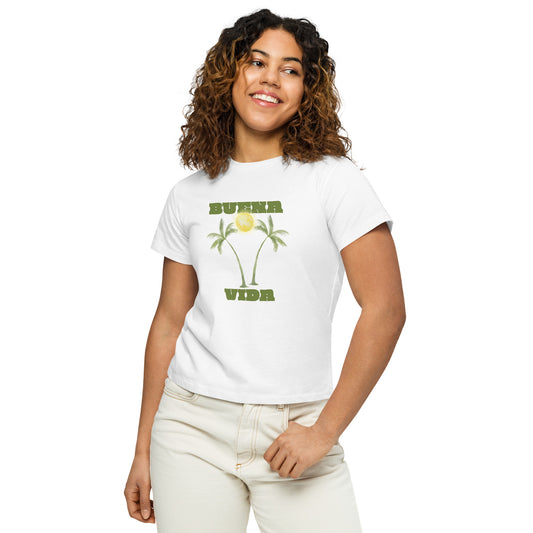 Women’s Palm Tree Print T-Shirt - Mirfia