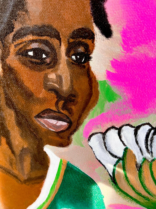 black woman figurative art decor