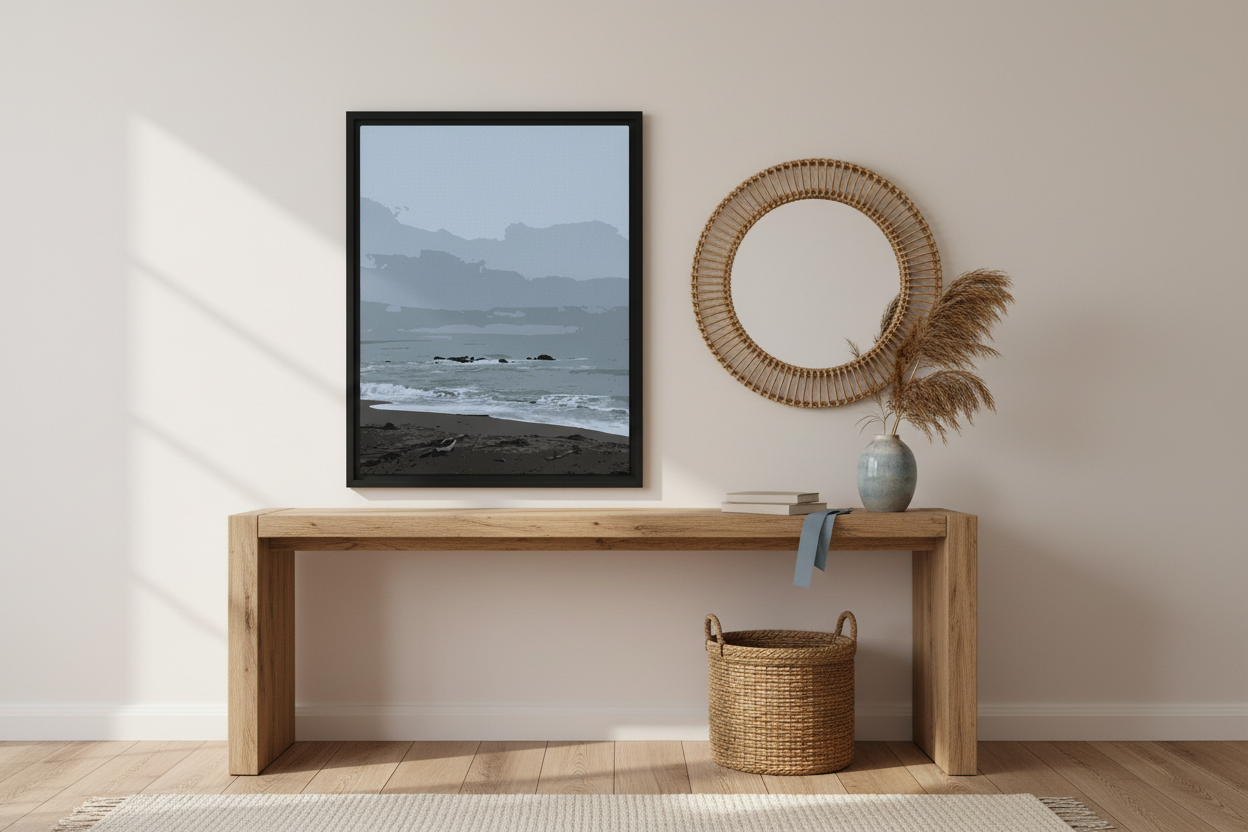 Coastal Beach Canvas Wall Art Ideas for Light and Airy Interiors