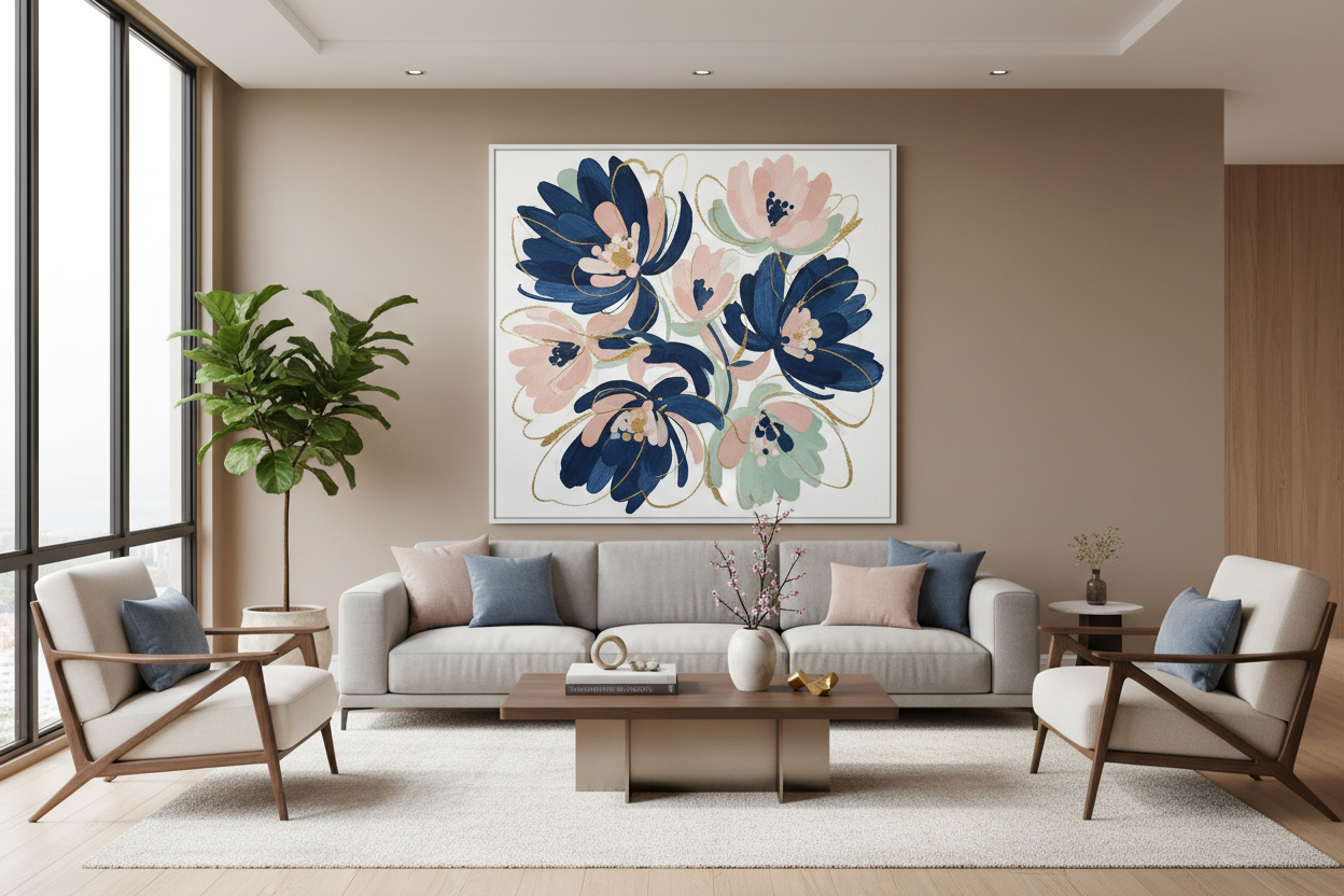 How to Decorate a Large Wall in Your Living Room