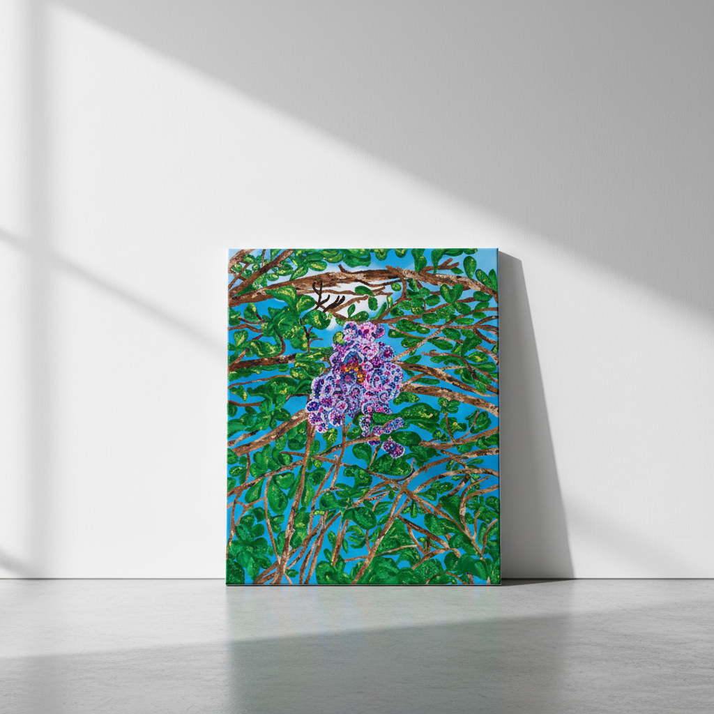 Caterpillar Original Abstract Painting