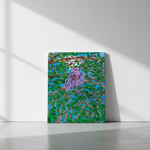 Caterpillar Original Abstract Painting - Mirfia