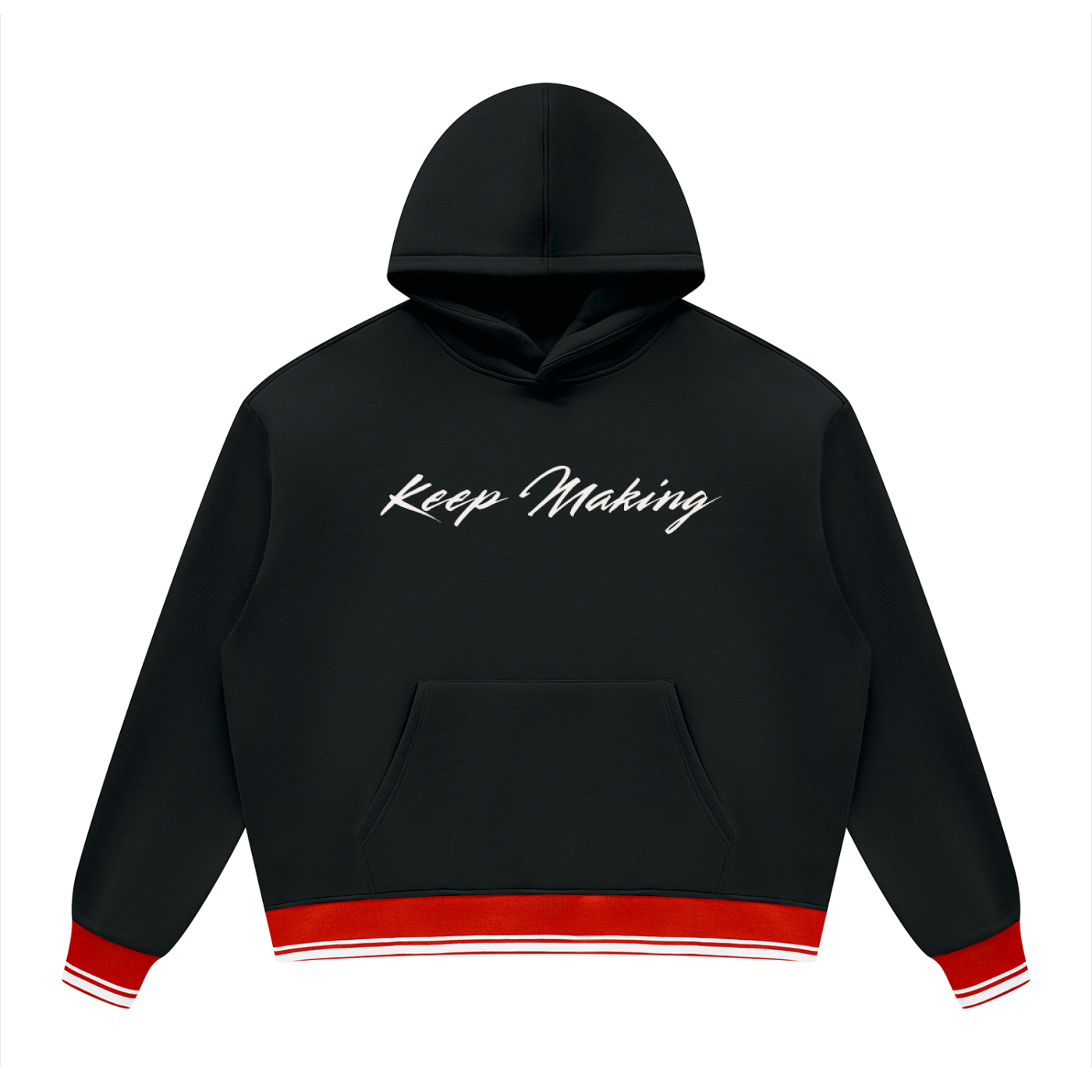 Oversized Color Block Hoodie