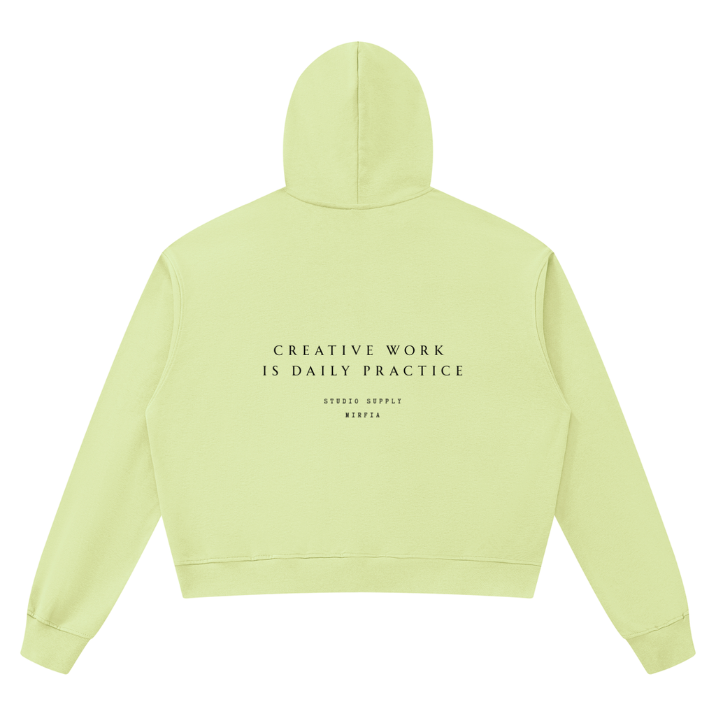 Unisex Boxy Raw Edge Hoodie - Mirfia