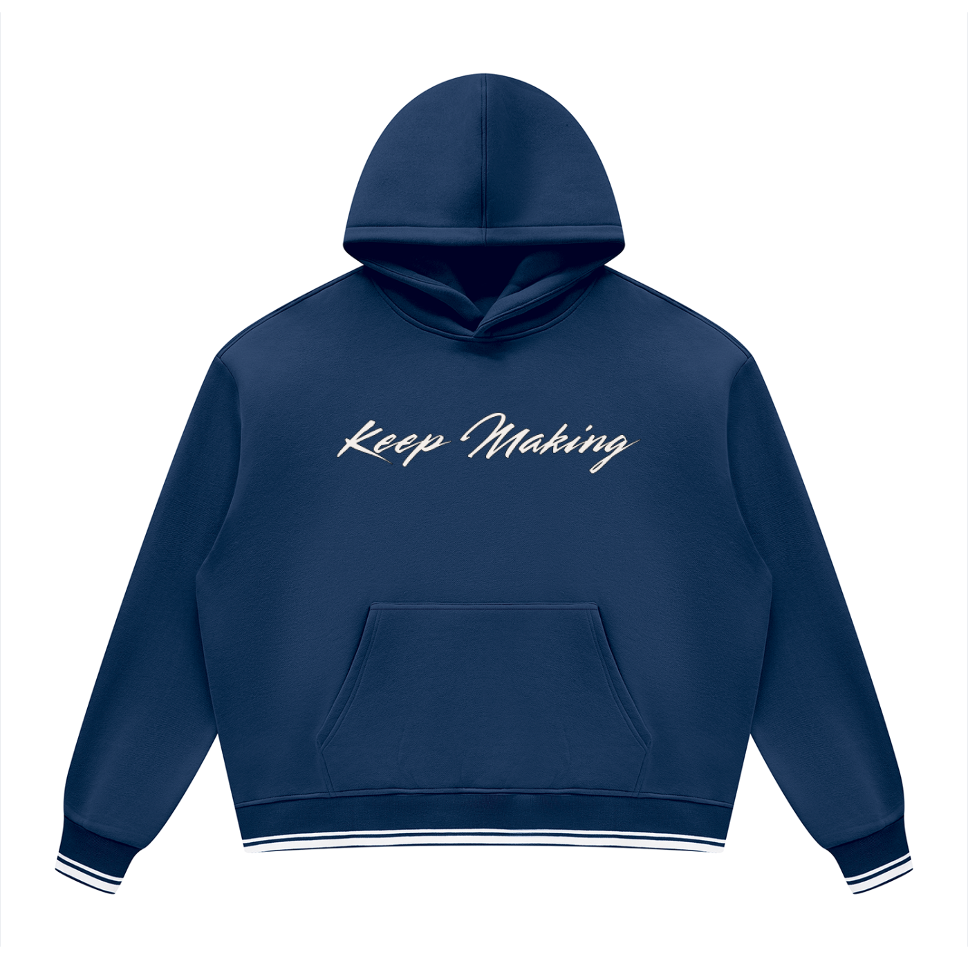 Oversized Color Block Hoodie