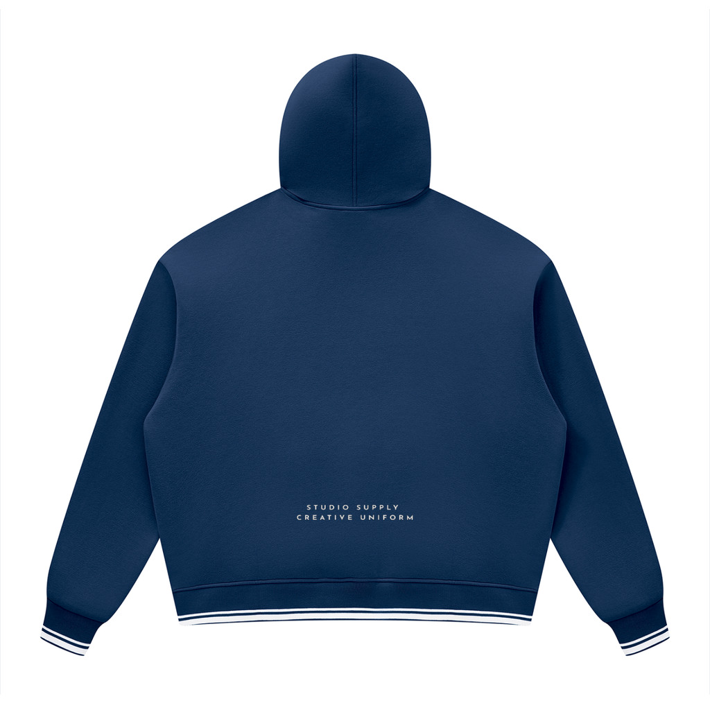 Oversized Color Block Hoodie