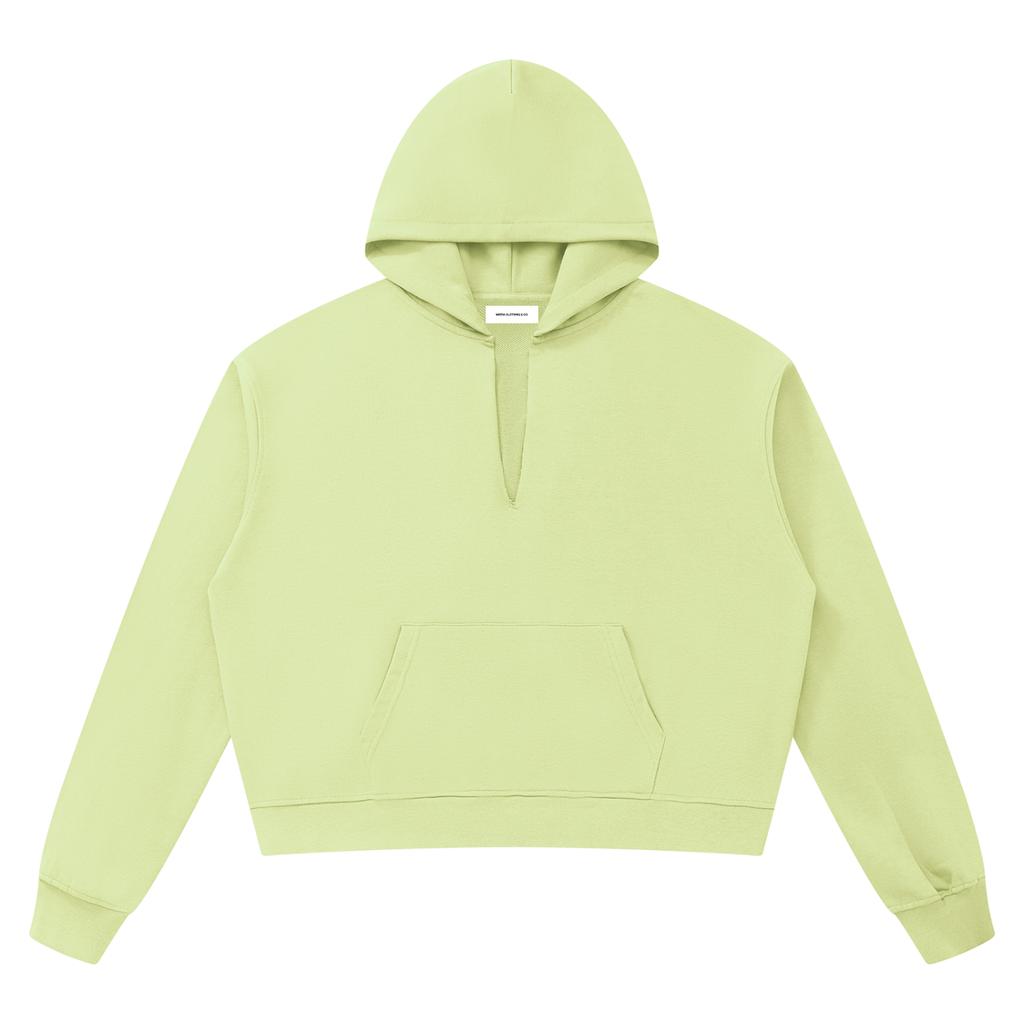 Unisex Boxy Raw Edge Hoodie - Mirfia