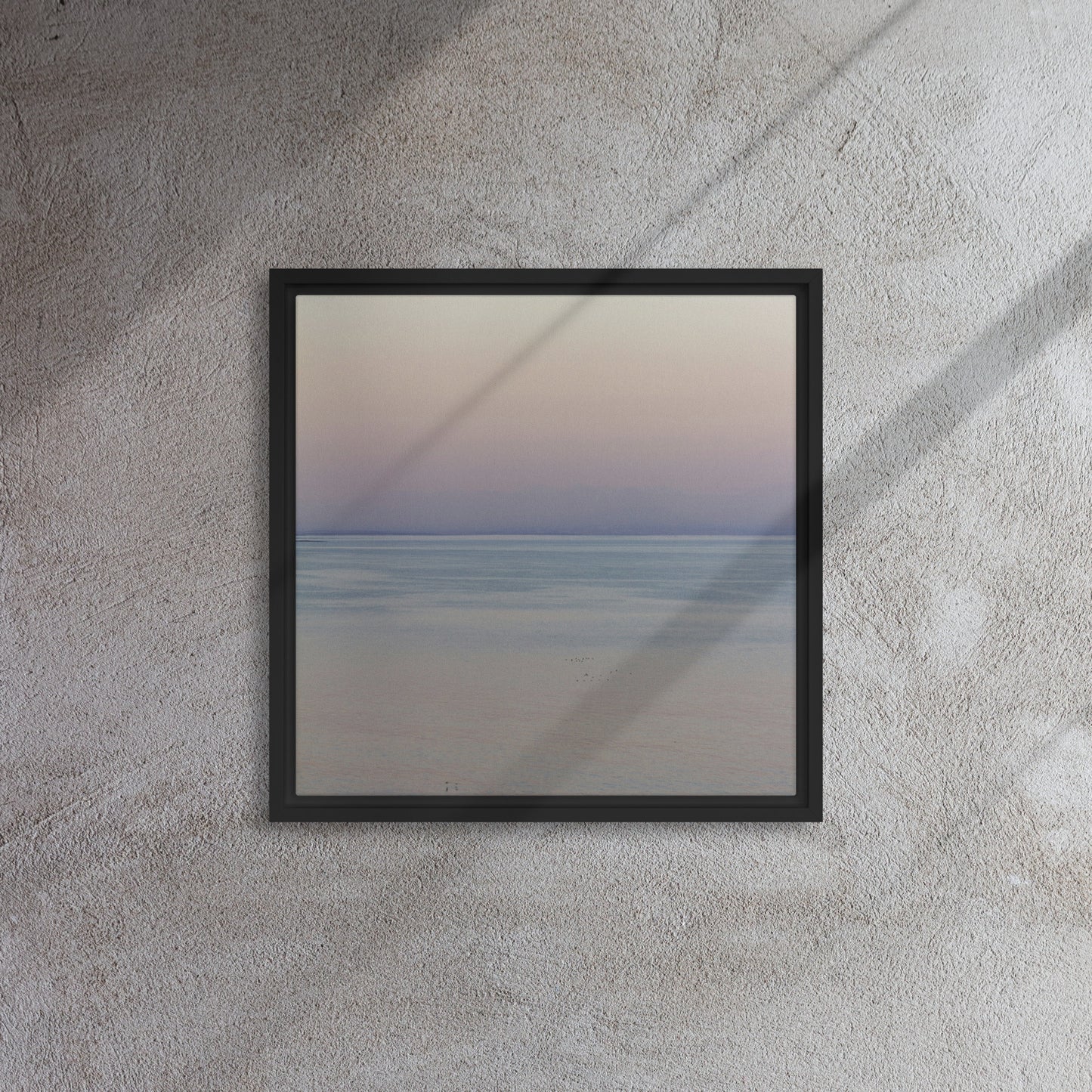 Mireille Fine Art, beach scene artwork canvas prints on floater frame 