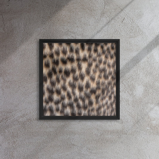Mireille Fine Art, speckled cheetah artwork canvas print, cheetah wall art 