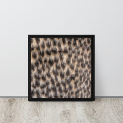 Mireille Fine Art, speckled cheetah artwork canvas print, cheetah wall art 