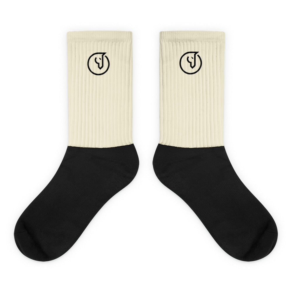 Humble Sportswear, unisex socks, crew socks, black footed socks, ribbed socks