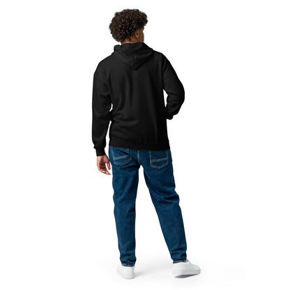 Humble Sportswear™, Men’s zip hoodies , Black Heavy Blend Fleece Hoodie, men’s casual hoodie