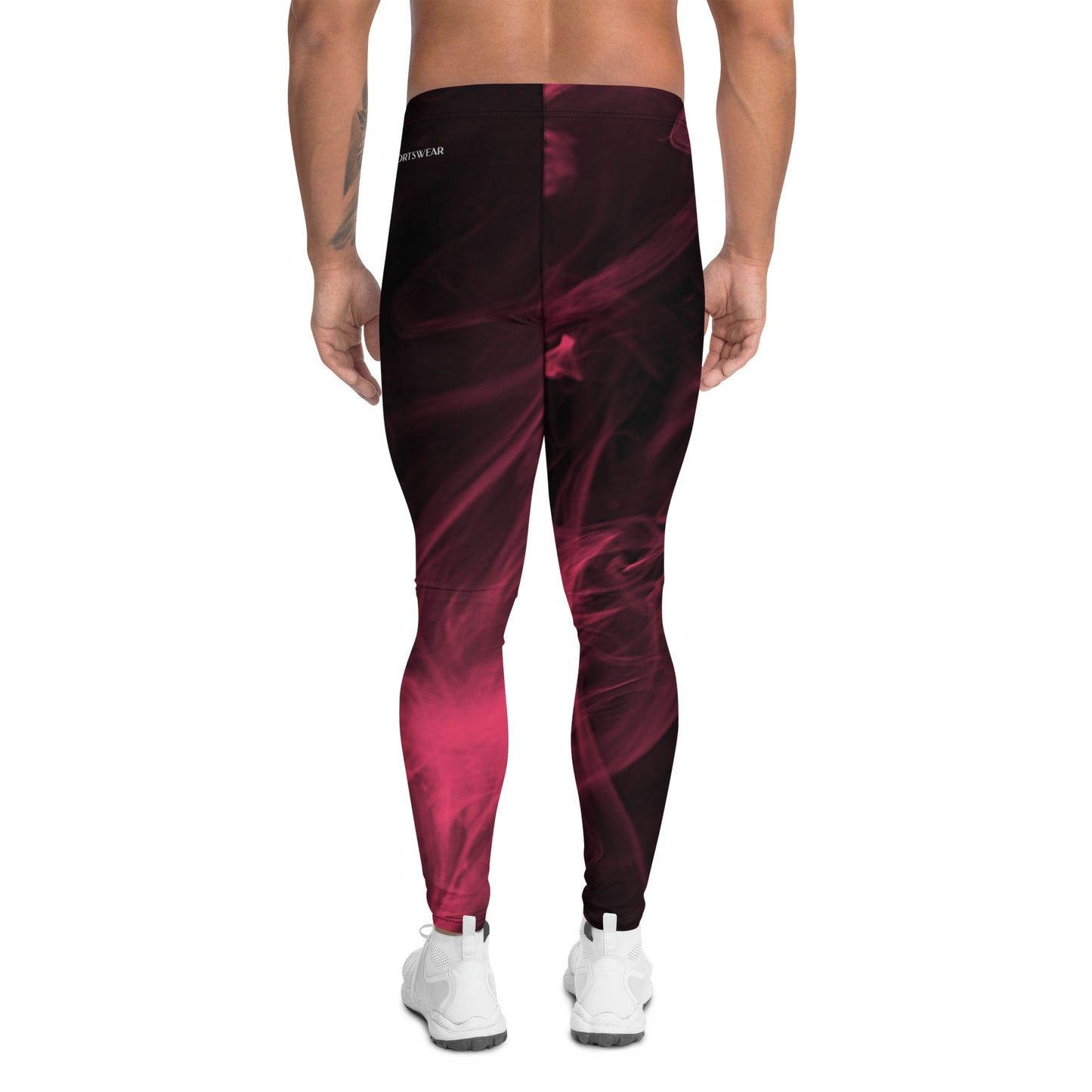 Humble Sportswear, men's color match all-over print activewear performance leggings 