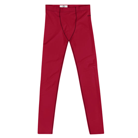 Humble Sportswear, men's color match active wear leggings red 