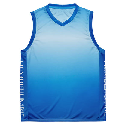 Humble Sportswear, men's mesh color match basketball jerseys, blue