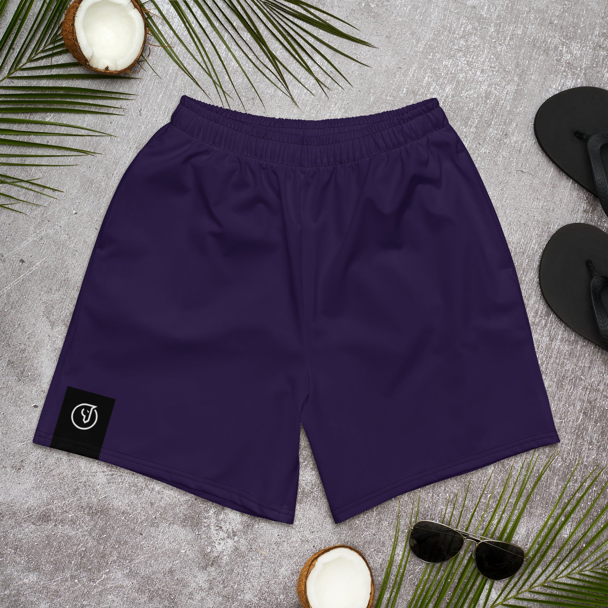 Humble Sportswear, Men's active Color Match Bottoms, men's activewear shorts purple