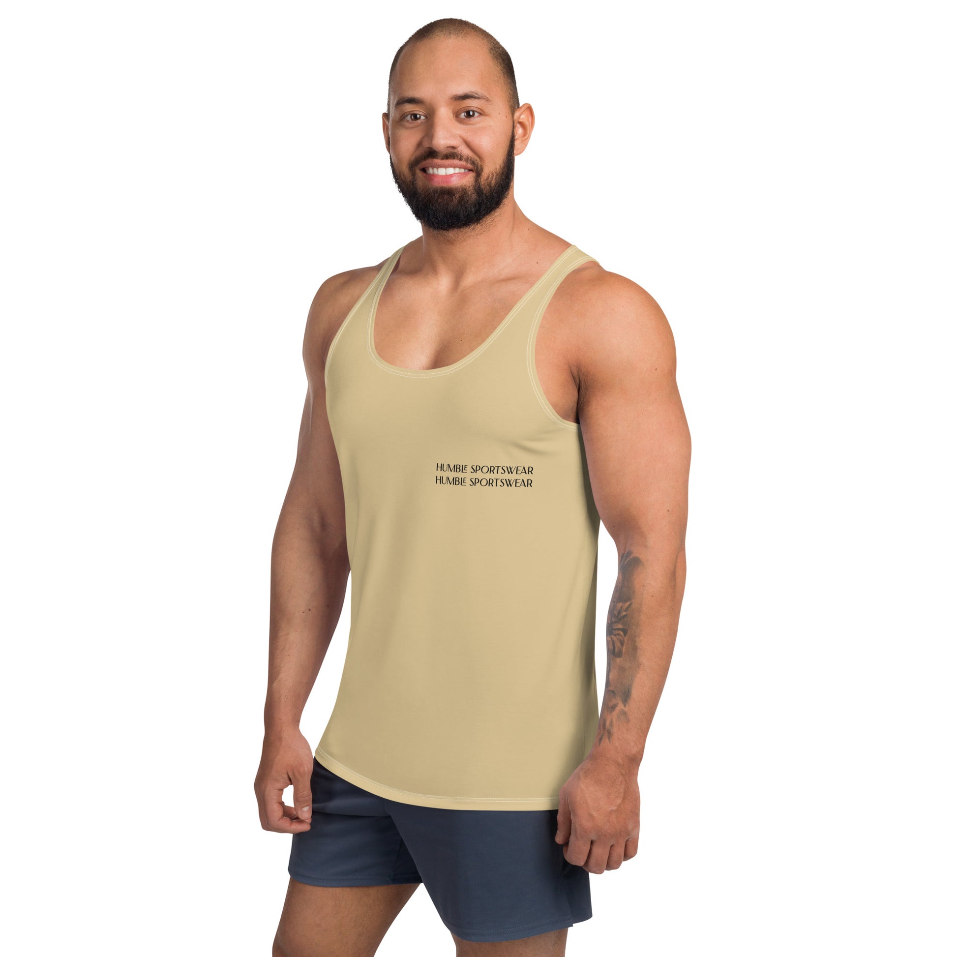 Humble Sportswear, men's color match activewear tank tops, men's loungewear tops