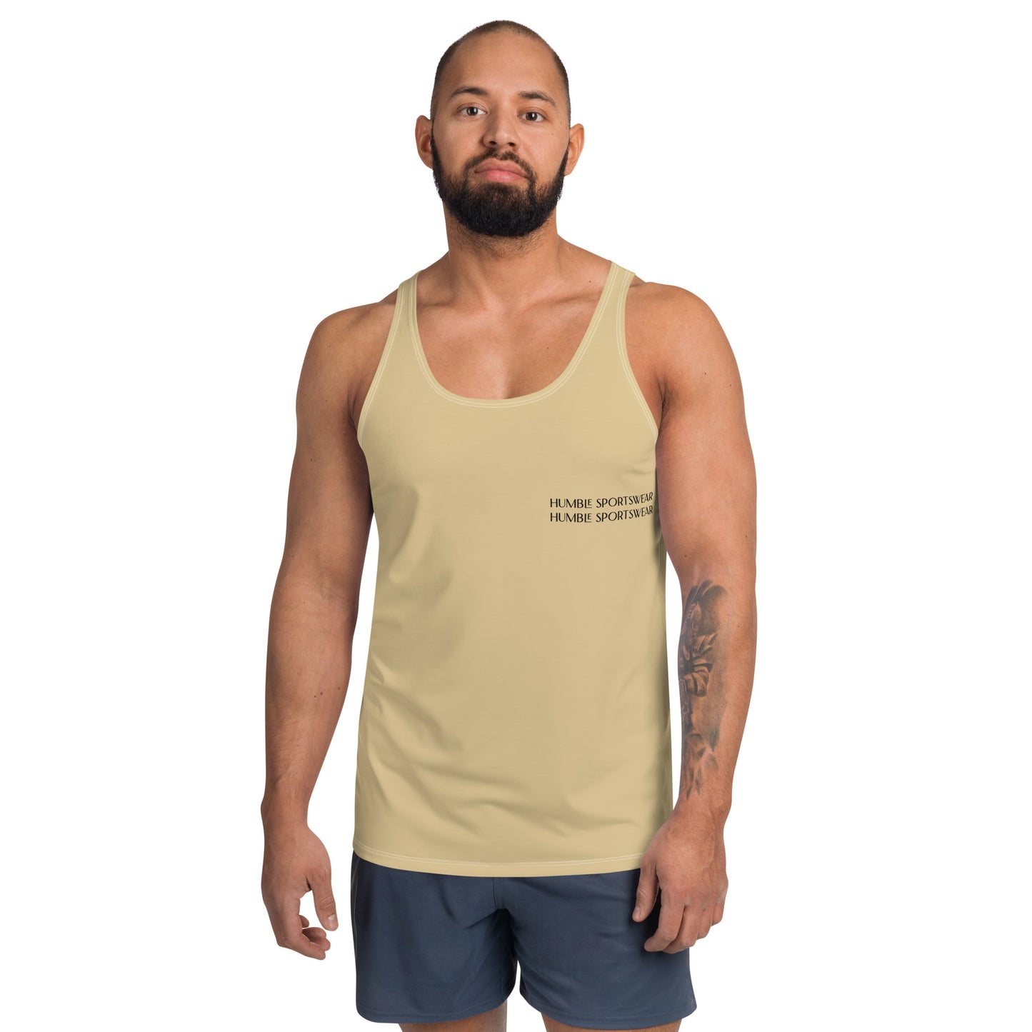 Humble Sportswear, men's color match activewear tank tops, men's loungewear tops