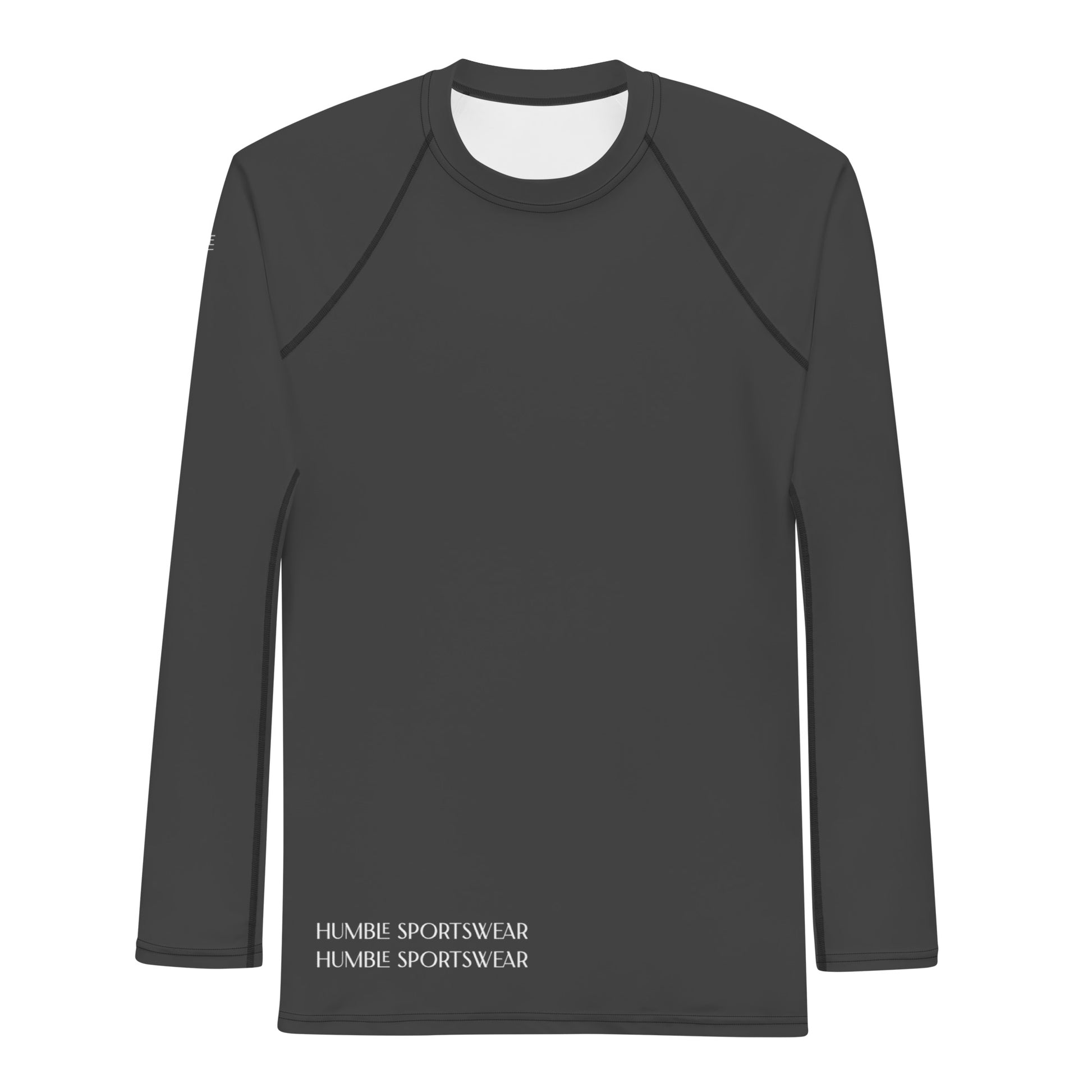 Humble Sportswear™ Men's Eclipse Grey Rash Guard - Mireille Fine Art