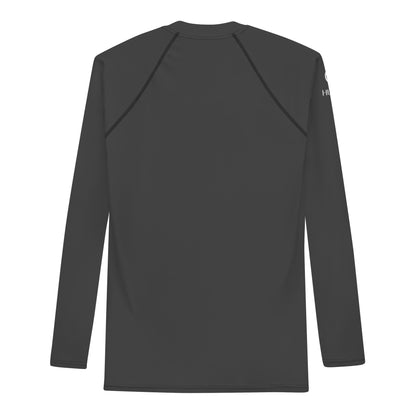 Humble Sportswear™ Men's Eclipse Grey Rash Guard - Mireille Fine Art