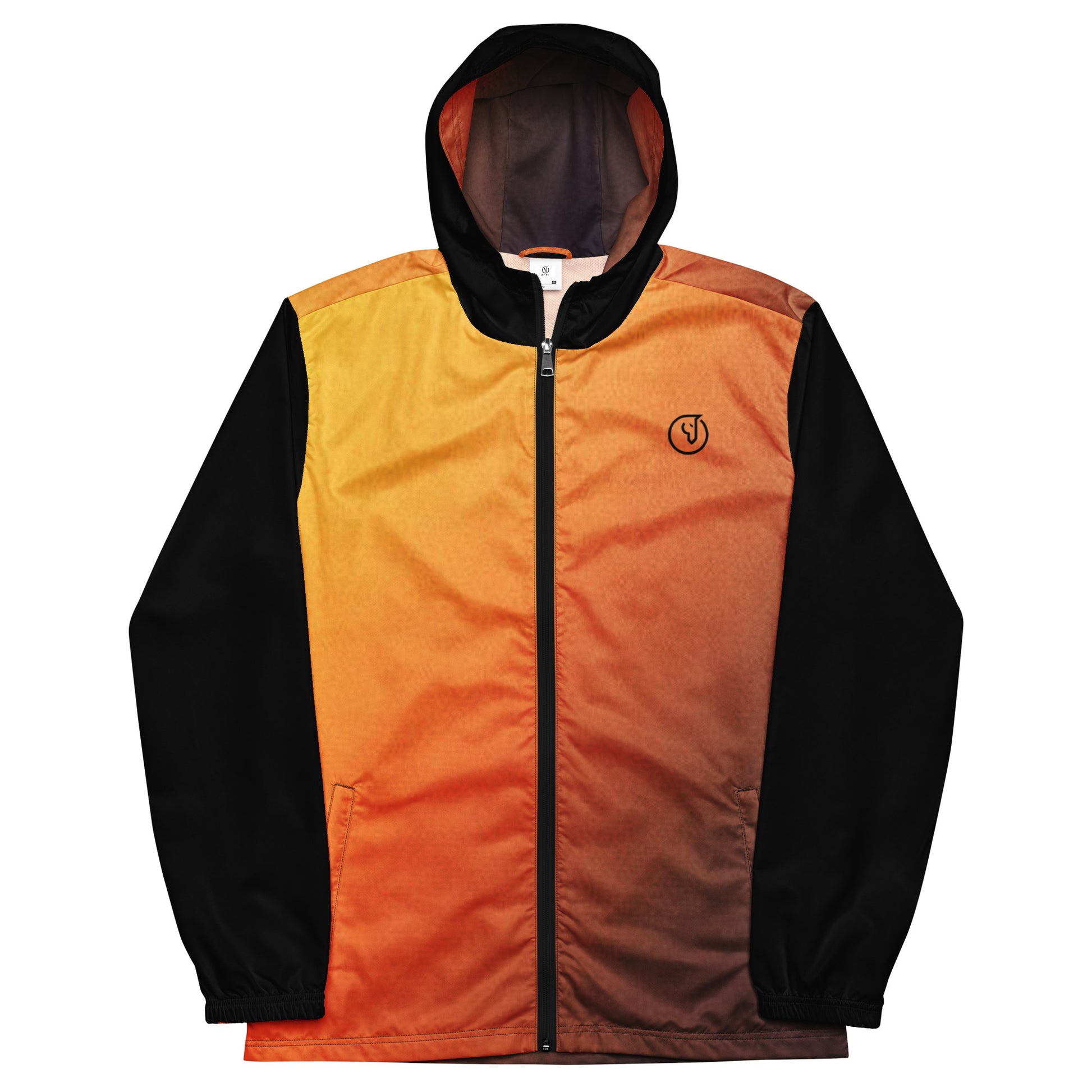 Humble Sportswear™ Men’s Fire Yellow Windbreaker - Mireille Fine Art