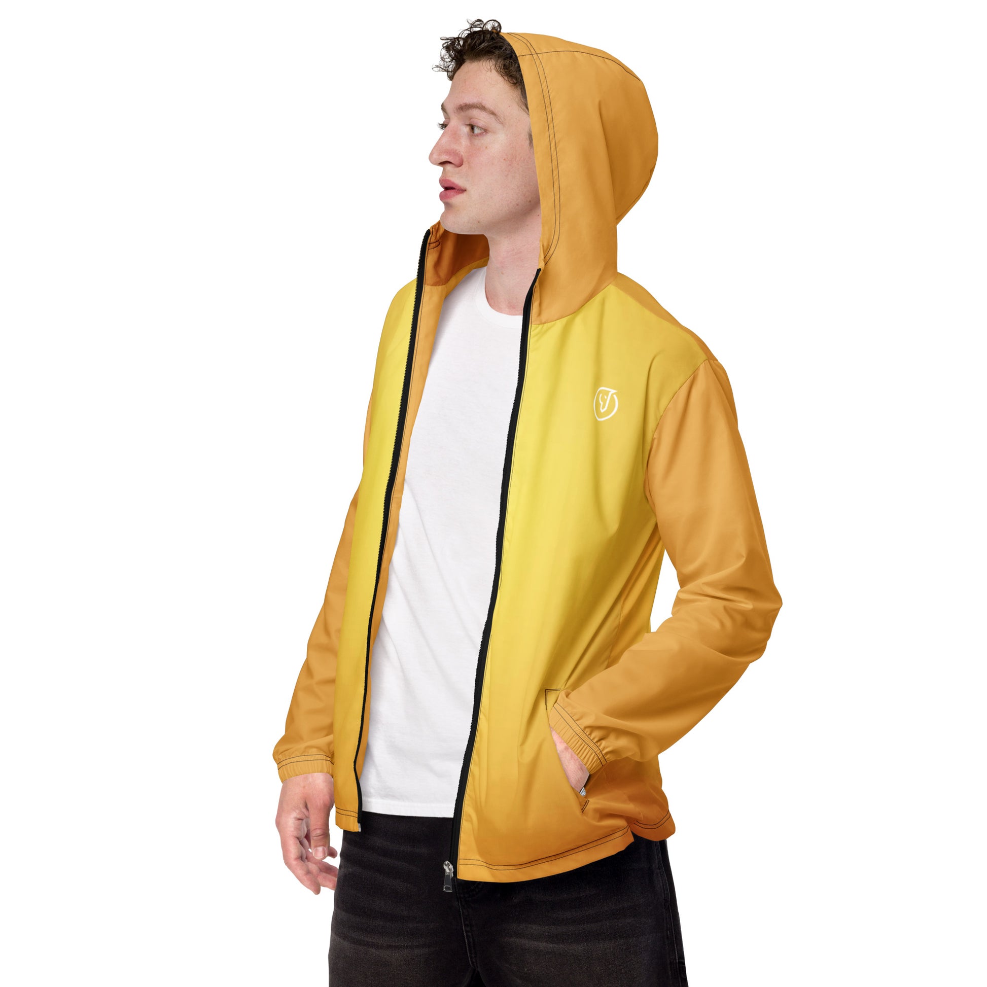 Humble Sportswear, men’s gradient lightweight waterproof windbreaker jacket