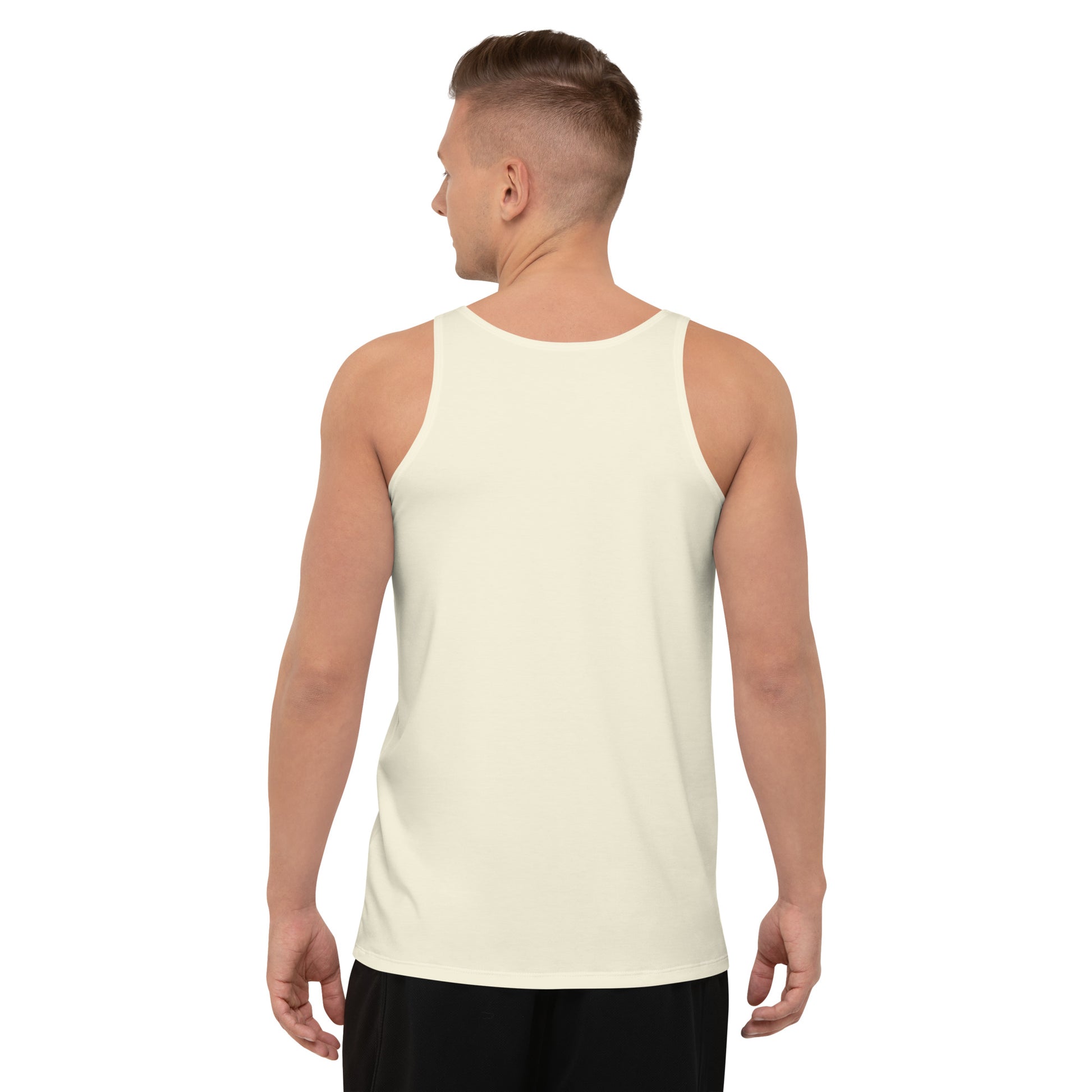 Humble Sportswear, men's color match neutral tank top, gym workout tank tops for men