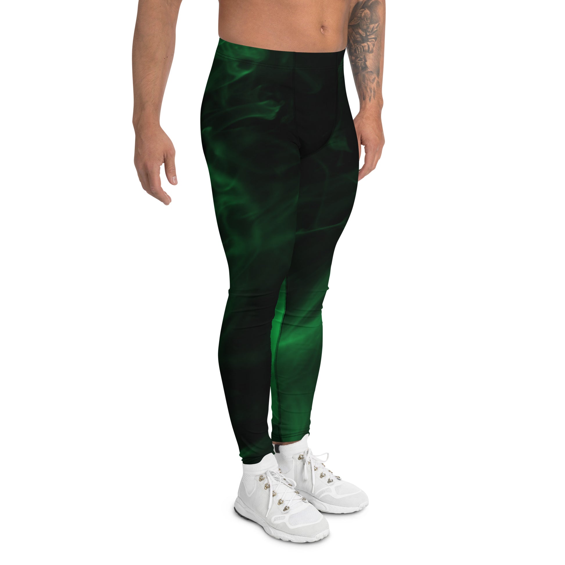 humble Sportswear, mens long leggings, all-over print gym activewear compression bottoms