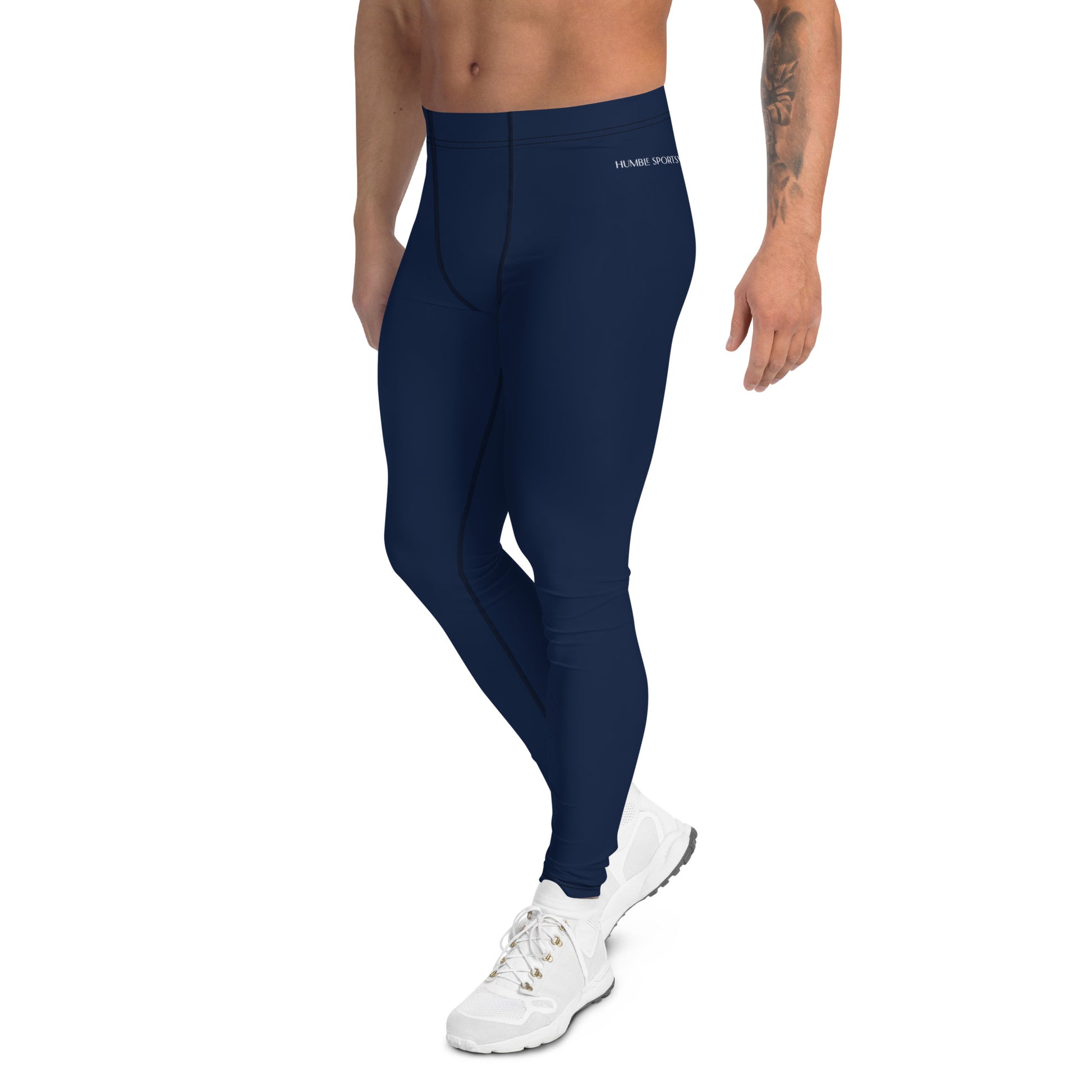 Humble Sportswear, men's leggings, active performance leggings, compression leggings for men, Color Match leggings