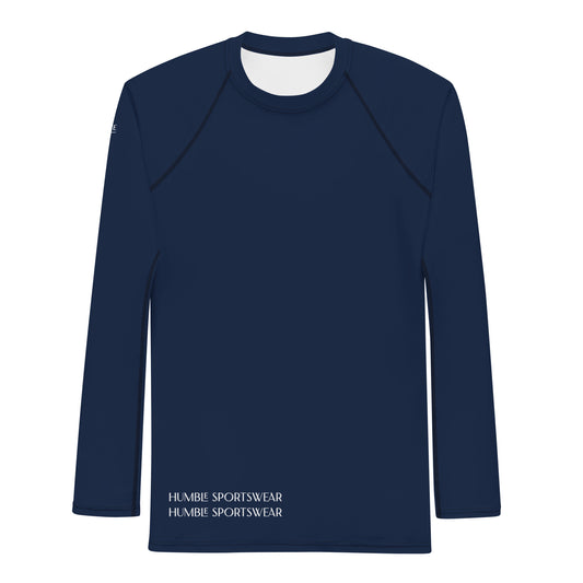 Humble Sportswear™ Men's Navy Blue Rash Guard - Mireille Fine Art